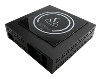 product of GET ST11602121 Strata Deck, 16.5" L x 16.5" W x 5" H, Black Steel, Induction-Ready, Protective Case