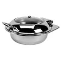 product of GET ST11610012 Strata Replacement Round Clamshell Lid Set, 4 Qt., 16-1/2" Dia., Stainless Steel - Set