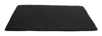 product of GET T0B15SLATE-BK Bugambilia Cover, 21.63" x 13.25" x 0.75" Aluminum Lid, Solid Black Slate