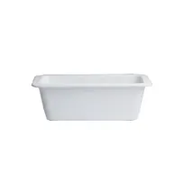 product of GET TPUD47PC - Bugambilia Food Pan, 1/3, 97.73 Oz (2.9 Qt), 11.65" L x 6.38" W x 5", Aluminum Blue