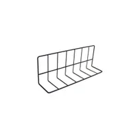 product of GET W4616-B Wire Shelf Divider, 16L x 4W x 6H, Vinyl Coated Metal Wire, Black