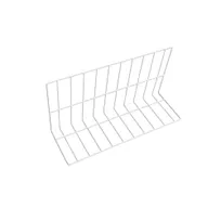 product of GET W81224-W Wire Shelf Divider, 24L x 8W x 12H, White Epoxy Coated Metal Wire