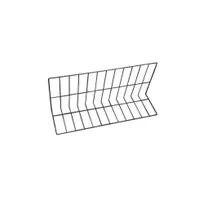 product of GET W81228-B Wire Shelf Divider, 28L x 8W x 12H, Vinyl Coated Metal Wire, Black