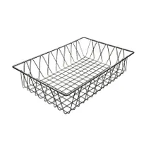 product of GET WB-954-SV Clipper Mill Pop Pastry Basket, 18" x 12" x 4"H, Rectangular Wire, Metal, Silver