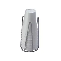 product of GET WIRCUP-3 Urban Renewal Cup Holder, 3" Dia. x 7" H, Wire Dispenser, Rectangular, Chrome Plated