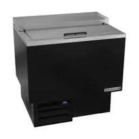 product of Beverage Air GF34HC-B 34" Black Glass & Plate Chiller, 6.4 cu. ft.
