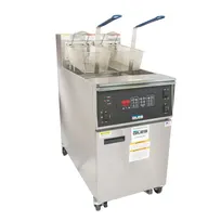 product of Giles EOF-20 22" Floor Model Electric Full Pot Fryer w/ 115 lbs Capacity, 2 Baskets, Built-In Filter