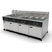 product of Giles EOF-20/FFLT/24/24 Multiple Battery Electric Fryer w/ (2) 155 lbs & (2) 170 lbs Vats, Auto Basket Lift