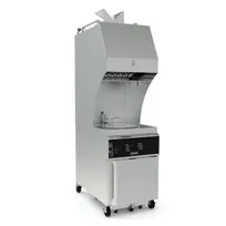 product of Giles GEF400-VH Ventless Hood Electric Kettle Fryer, 45 lb Oil Capacity