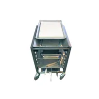 product of Giles LT-4-XP Portable Fryer Dump Station, Floor Model, Removable Center Shelf, 18"x 26" Pan