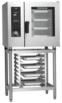 product of Giorik-US SERG061W Full Size 6 Pan Natural Gas Combi Oven w/ Touch Control, Boilerless, 41.000 BTU