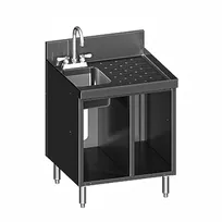 product of Glastender C-SC-24L Choice Sink Cabinet, 24"W X 24"D, Hinged Door