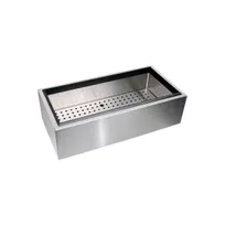product of Glastender IDU-12X36 Bar Ice Display Unit with ABS Breaker Strip, 36"W x 12"D
