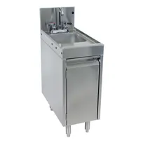 product of Glastender SWB-12-C Underbar Wet Waste Sink, Cabinet Base with Hinged Door
