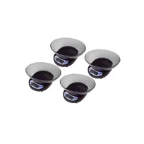 product of Globe GPS5-4 Kitchen Portion Scale - 5 lb Digital, 4" Stainless Steel Round Platform, Battery/AC, Zero Tare