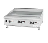 product of Garland US Range GTGG72-G72M 72" Countertop Manual Gas Griddle, 1" Steel Plate, 162.000 BTU