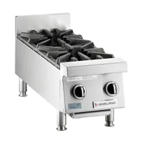 product of Garland US Range GTOG12-2 12" Countertop Heavy Duty Gas Hotplate with (2) Burners, 60.000 BTU