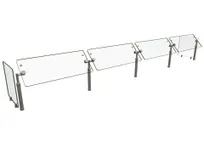 product of Hatco B950-144 Flav-R-Shield™ B950 Food Shield, Adjustable Self-Service