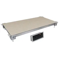 product of Hatco HCSSBFX-24-F Simulated Stone Hot/Cold Shelf, Built-In Flush Top