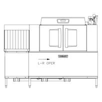 product of Hobart CL86C-DWR+BUILDUP 86" Conveyor Dishwasher, 340 Racks/Hr - High Temp Specify Tank w/Booster