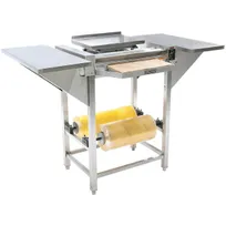 product of Hobart HWS-4-C Hand Wrap Station, 20" Film Capacity, Angled Sealing 15"W x 6"D Hot Plate, Stainless Steel Frame, 120V