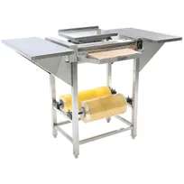 product of Hobart HWS-4-ES Energy Smart Hand Wrap Station, 2‑Roll Film (20"×8"), Heated Seal Plate, Frame, 132 W 115V