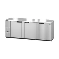 product of Hoshizaki BB95-S 95" Three Section 3 Swinging Solid Door Back Bar Cooler, 32.53 cu. ft.