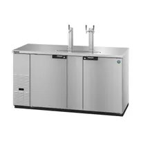 product of Hoshizaki DD69-S Stainless Steel Single/Double Tap Kegerator Beer Dispenser, 3x1/2 Keg Capacity