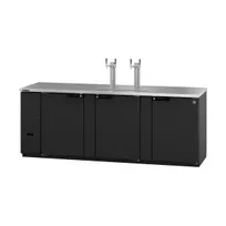 product of Hoshizaki DD95 Black Double Tap Kegerator Beer Dispenser - 5 x 1/2 Keg Capacity