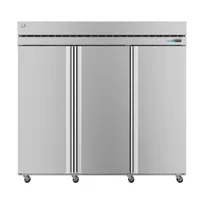 product of Hoshizaki F3A-FS 82" Three Section Reach-In Freezer w/ 3 Solid Doors, Top Mount, 79 cu. ft.