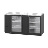 product of Hoshizaki BB69-G 69" Two Section 2 Swinging Glass Door Back Bar Cooler, 22.14 cu. ft.
