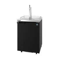 product of Hoshizaki DD24 Black Single Tap Kegerator Beer Dispenser - 1 x 1/2 Keg Capacity