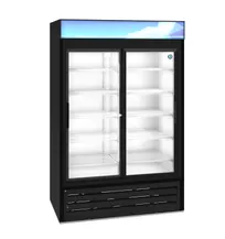 product of Hoshizaki RM-45-SD-HC-BLK 51" 2-Section Black Merchandiser Refrigerator, 38.26 cu. ft.