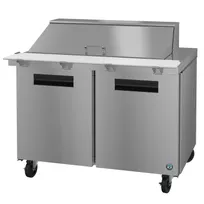 product of Hoshizaki SR48B-12M 48" Two Section Mega Top Sandwich / Salad Prep Table w/ 2 Doors, 12 Pans