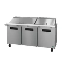 product of Hoshizaki SR72B-30M 72" Mega Top Sandwich / Salad Prep Table w/ 3 Doors, 30 Pans