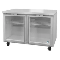 product of Hoshizaki UR48B-GLP01 48" 2-Section Undercounter Refrigerator w/ 2 Glass Doors, 13.66 cu. ft.