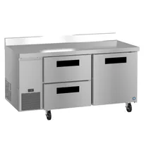 product of Hoshizaki WLR67B-D2 67" 2-Section Worktop Refrigerator w/ 1 Door & 2 Drawers, 19.97 cu. ft.