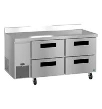 product of Hoshizaki WLR67B-D4 67" 2-Section Worktop Refrigerator w/ 4 Drawers, 19.97 cu. ft.