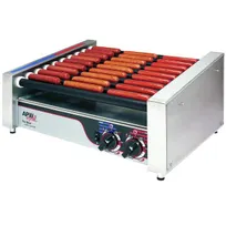 product of APW Wyott HR-31 23" HotRod Hot Dog Grill w/ Infinite Controls, 11 Chrome Surface Rollers