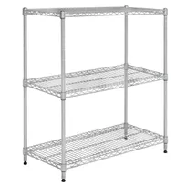 product of Hubert 12090 Wire Shelving Unit w/ (3) Shelves - 30"W X 14"D X 36"H
