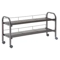 product of Hubert 14221 Deli Bunk, Mobile, 2-Tier, 47" X 13-3/4" X 23-1/2"H, Rectangular