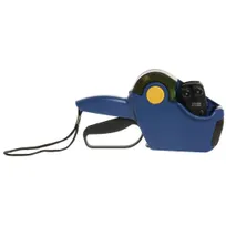 product of Hubert 17448 Label Gun, 2-Line, 8/7 Characters, Blue Plastic, Black Imprint, Includes Replacement Ink Roller