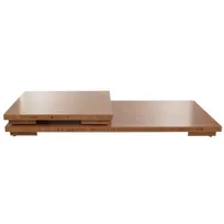 product of Hubert 37140 Display Riser Set, 2-Piece - 12" x 30" x 1-1/2" H & 12" x 15" x 1-1/2" H, Bamboo