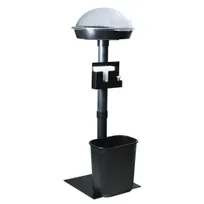 product of Hubert 64650 Sampling Center, Floor Stand, 16" X 43"H Overall, ABS Plastic/Metal, Black