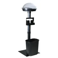 product of Hubert 85391 Sampling Center, Floor Stand, 14" X 43"H Overall, ABS Plastic/Metal, Black