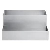 product of Hubert 85949 Condiment Holder - 2-Tier Rectangular Organizer, 9-3/4" x 8" x 4-1/2" Stainless Steel