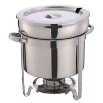 product of Hubert 89358 Soup Station Chafer, 7-2/5 Qt., 12-2/16"x9-1/2"x12-5/8" Stainless Steel, Complete Set