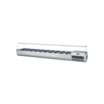 product of Infrico USA ICT-VIP2300GLASS 90" Ingredient Display Case, 10 Pan Capacity