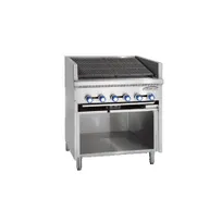 product of Imperial IABF-48 48" Floor Gas Radiant Steakhouse Charbroiler w/ (8) Burners, 160.000 BTU