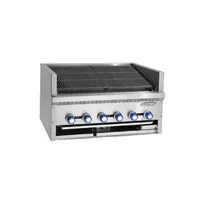 product of Imperial IAB-60 60" Countertop Gas Radiant Steakhouse Charbroiler w/ (10) Burners, 200.000 BTU